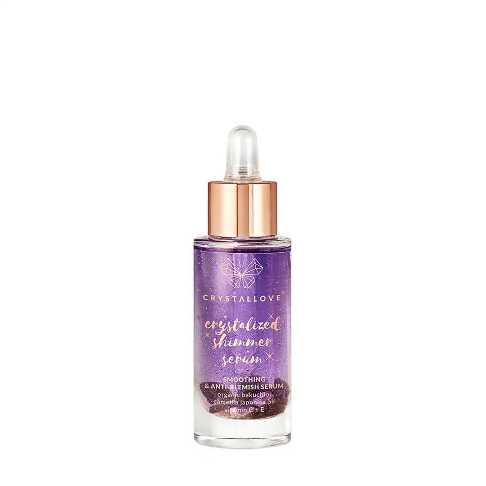 Crystallove Crystalized serum do twarzy z ametystem i bakuchiolem Amethyst Shimmer, 30 ml