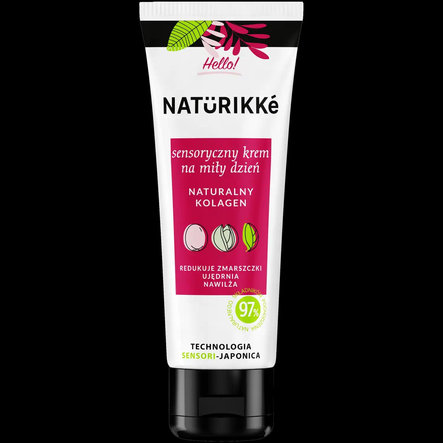 Naturikke Naturalny Kolagen sensoryczny krem do twarzy na miły dzień, 50 ml