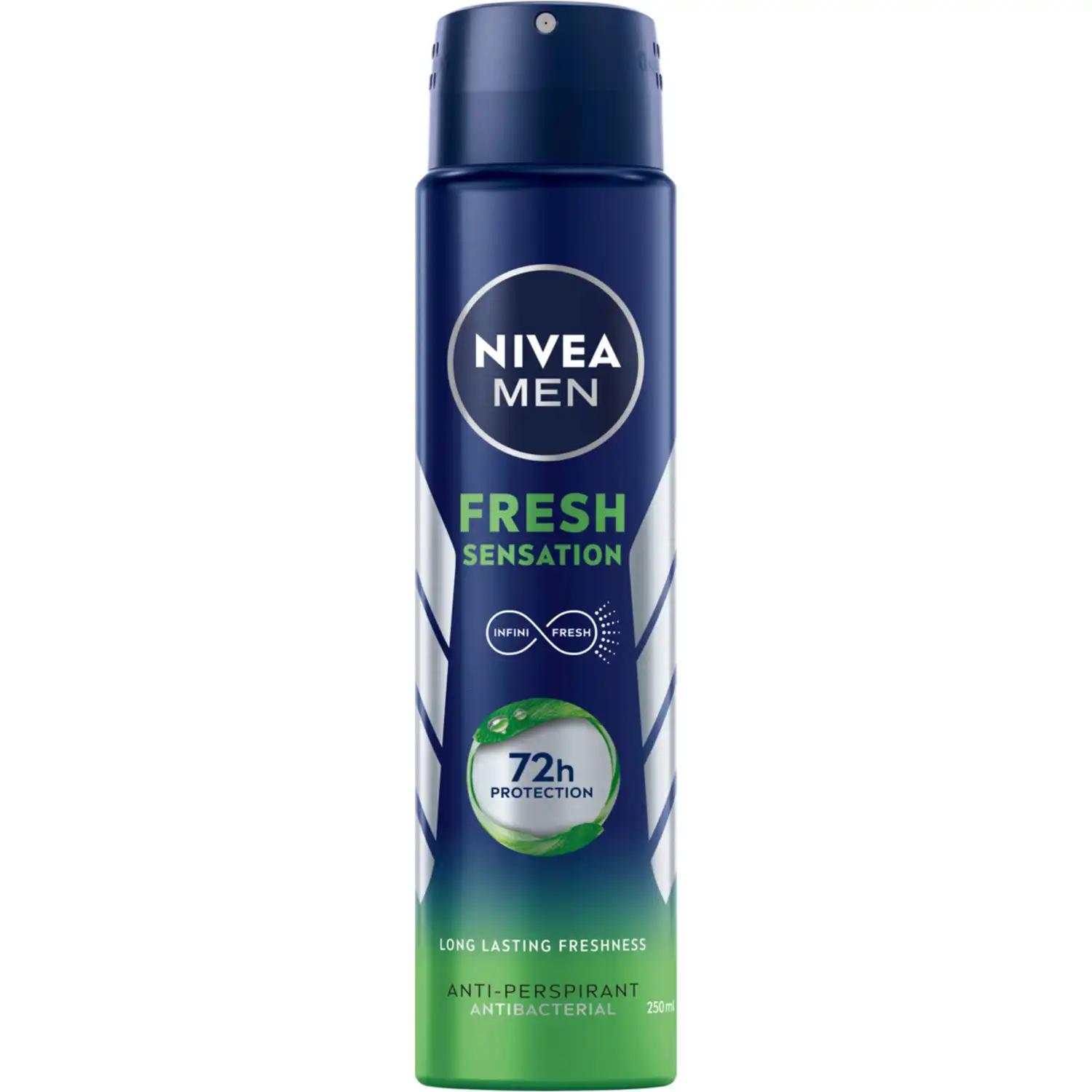 Nivea Men Fresh Sensation antyperspirant w sprayu męski, 250 ml