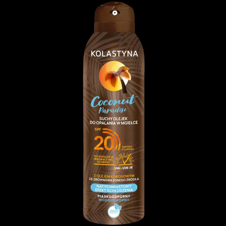 Kolastyna Sun suchy olejek w mgiełce do opalania SPF20, 150 ml