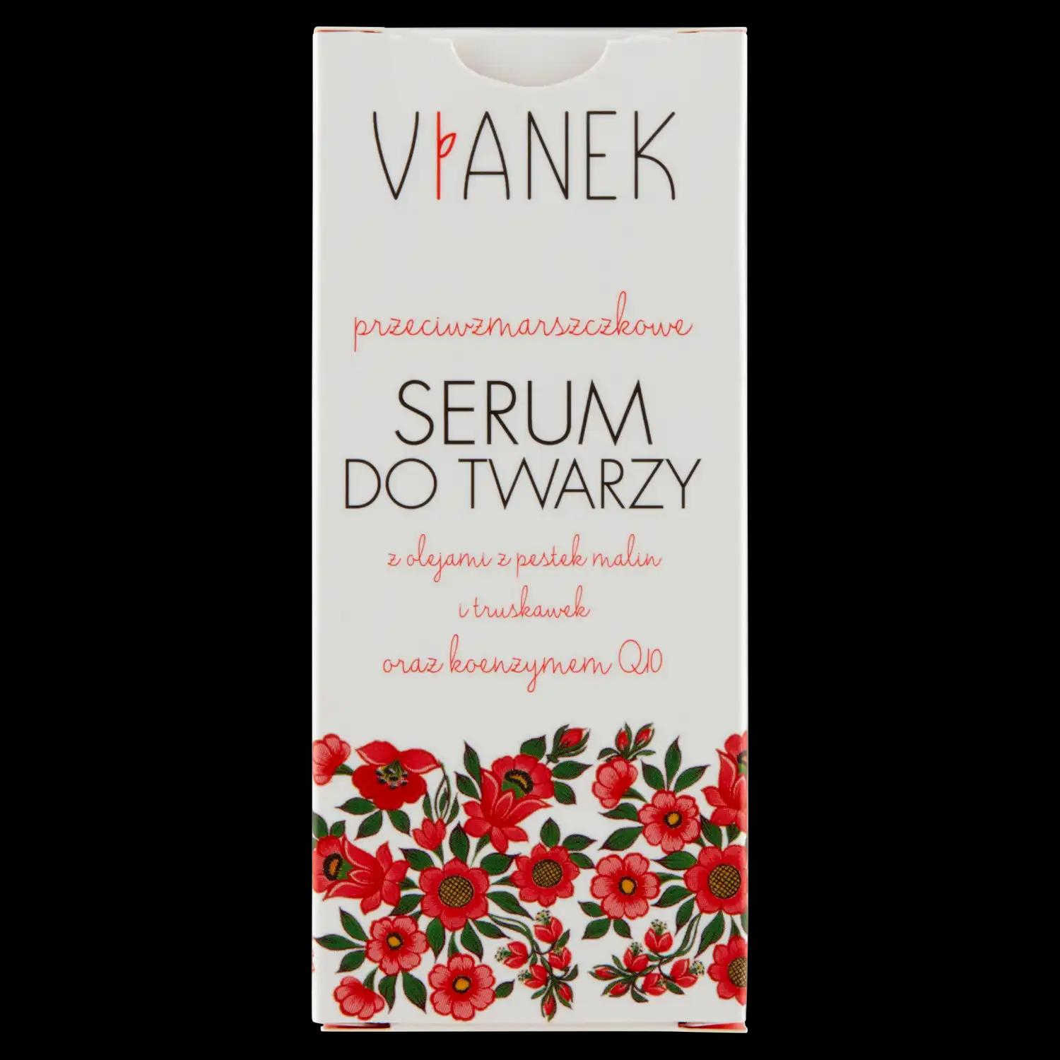 Vianek przeciwzmarszczkowe serum do twarzy, 30 ml