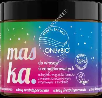 ONLYBIO Hair in Balance do włosów średnioporowatych 400 ml