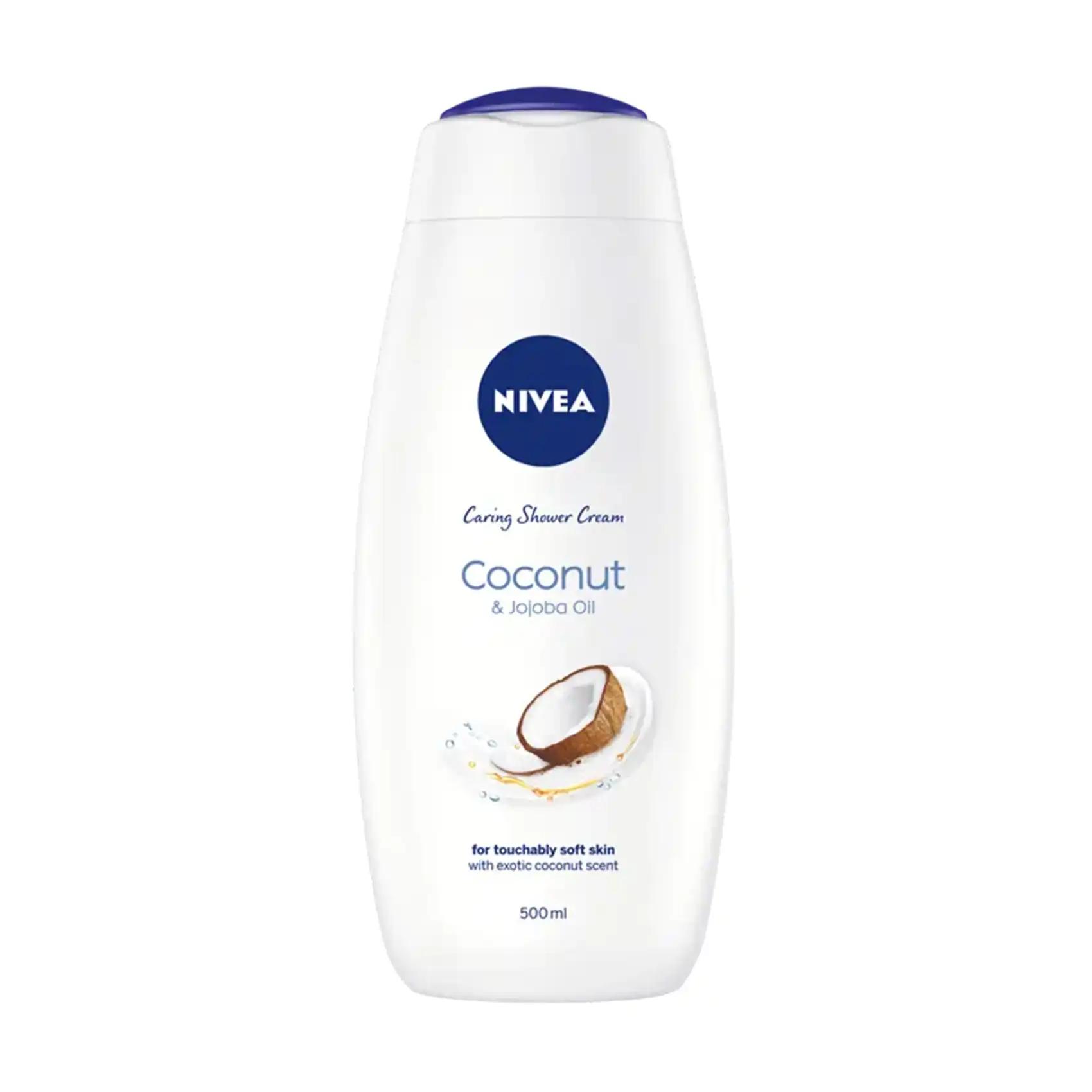 Nivea Гель для душа жіночий Крем кокос, 500мл