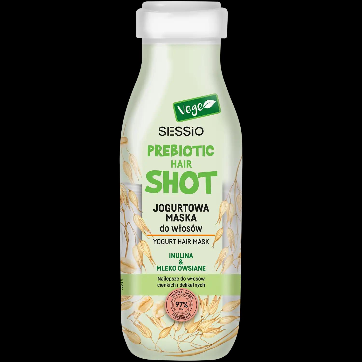 Sessio Prebiotic Shot jogurtowa owsiana do włosów, 350 g