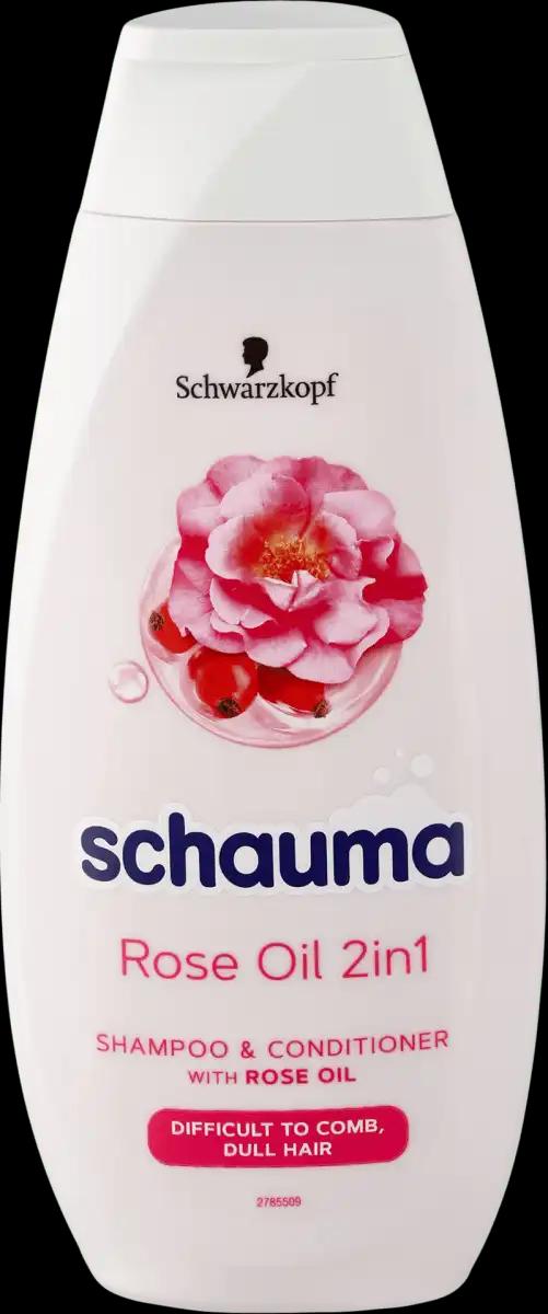 Schwarzkopf Szampon Rose Oil 2in1, 400 ml