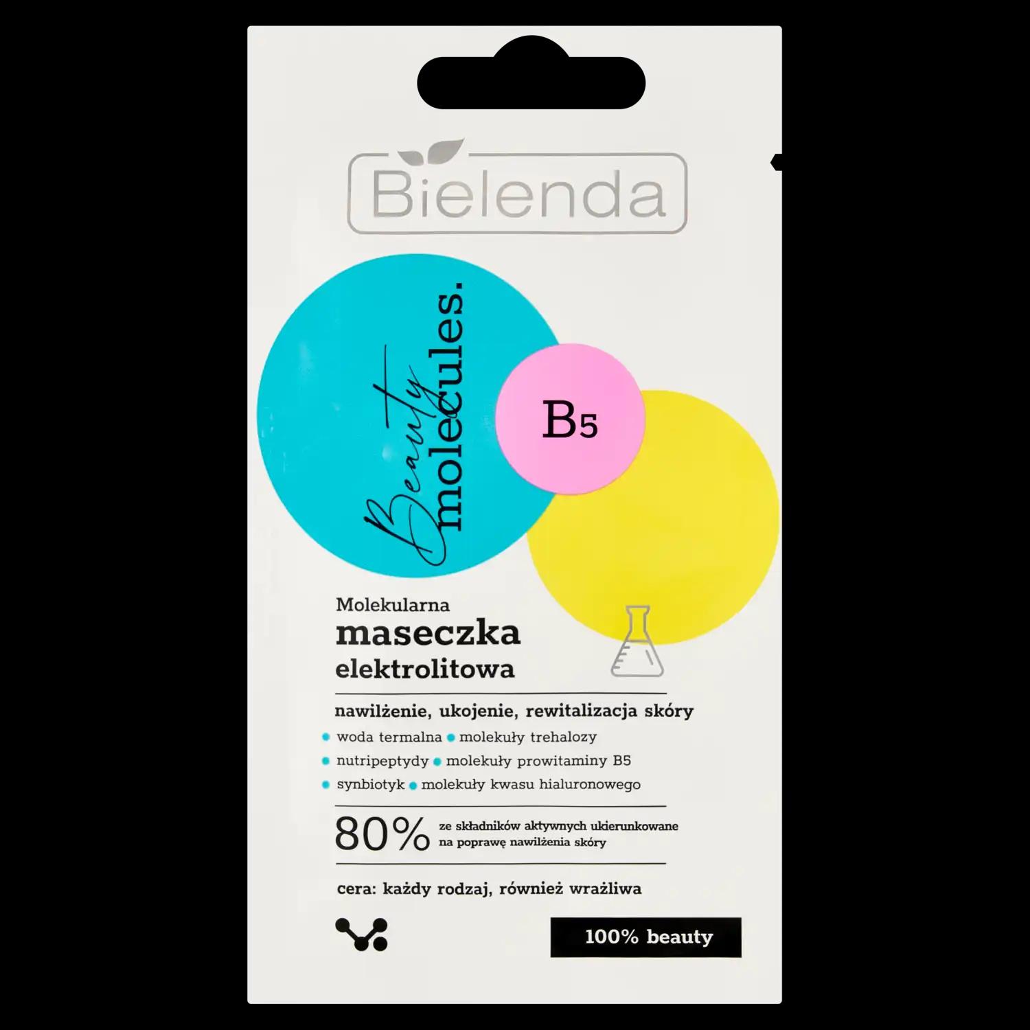 Bielenda Beauty Molecules B5 molekularna elektrolitowa maseczka, 8 g