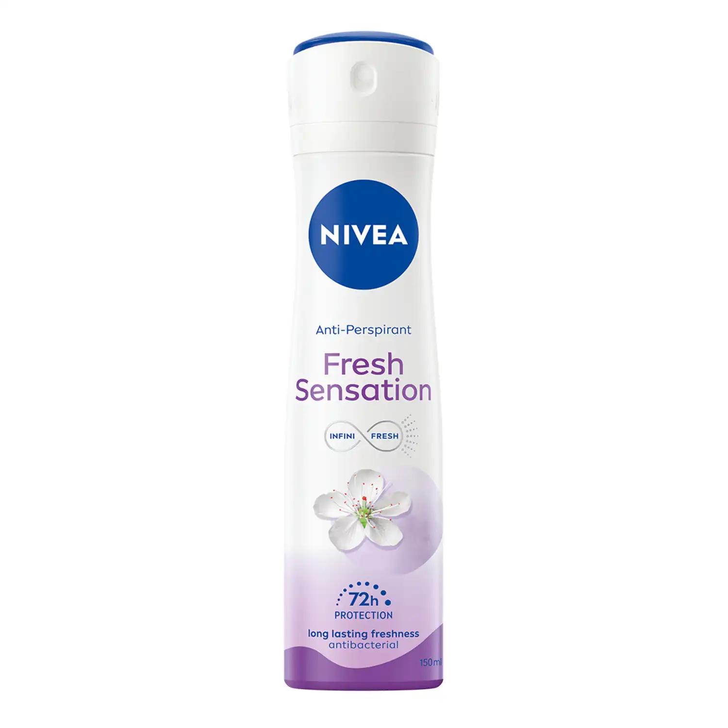 Nivea Fresh Sensation antyperspirant w sprayu damski, 150 ml