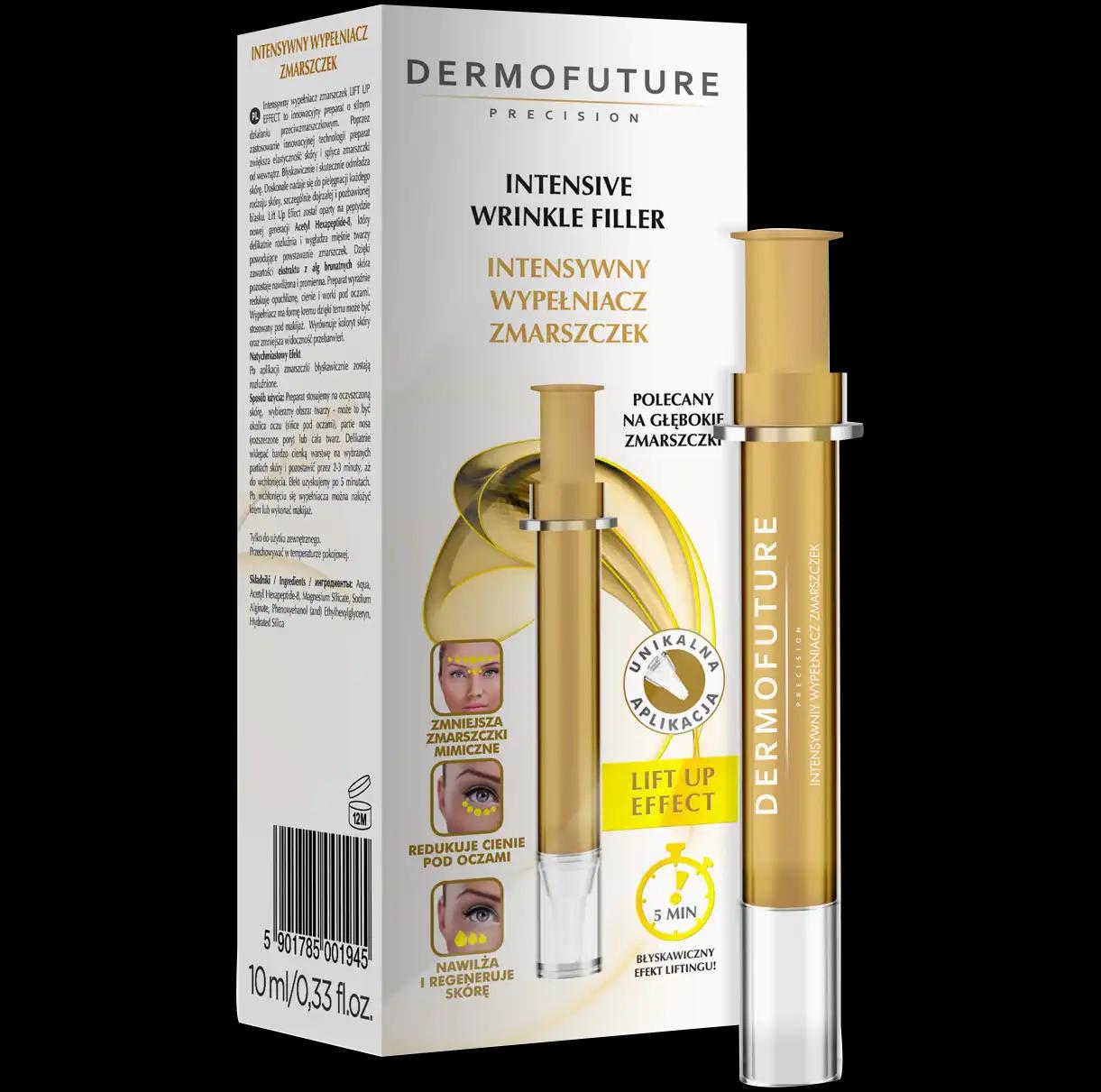 DermoFuture Dermofuture Precision intensywny wypełniacz zmarszczek do twarzy, 10 ml