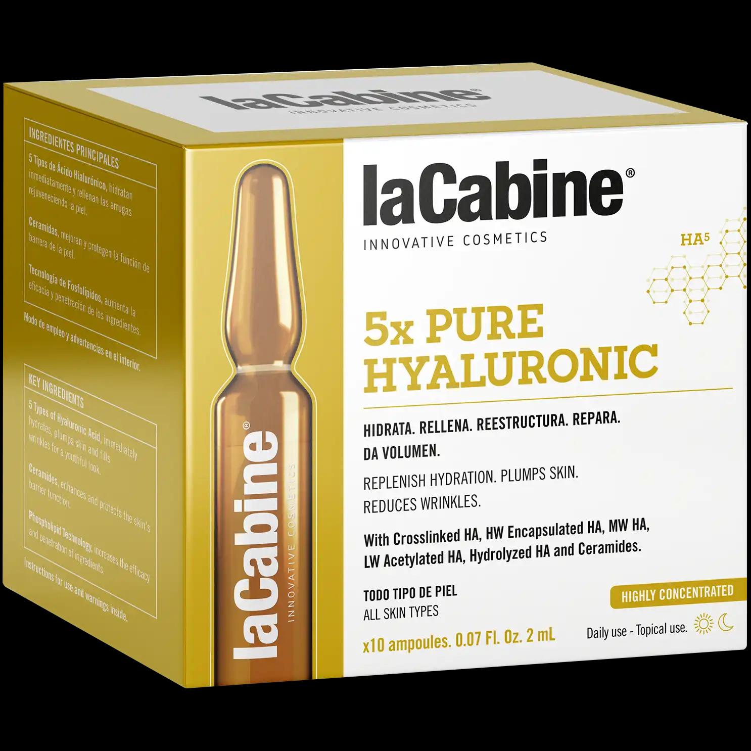 La Cabine Hialuronic zestaw ampułek do twarzy, 10x2 ml