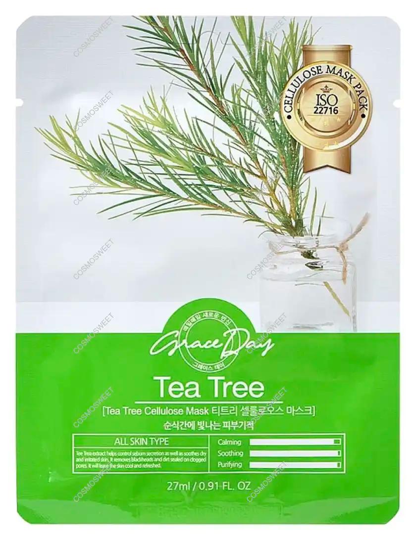 Grace Day Тканинна маска з чайним деревом від Grase Day 27ml