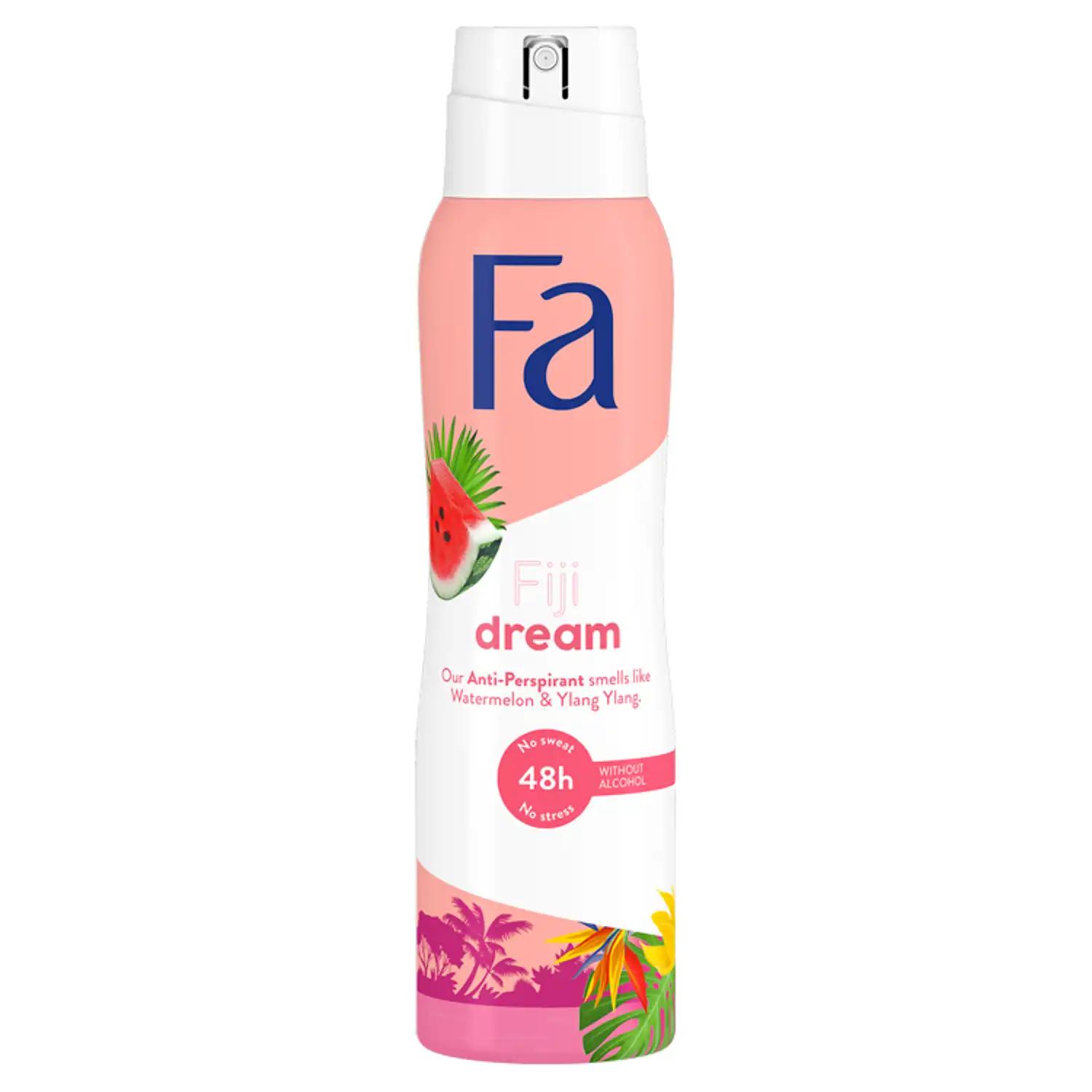 Fa Cosmetics Fiji Dream 48H antyperspirant damski w sprayu, 150 ml