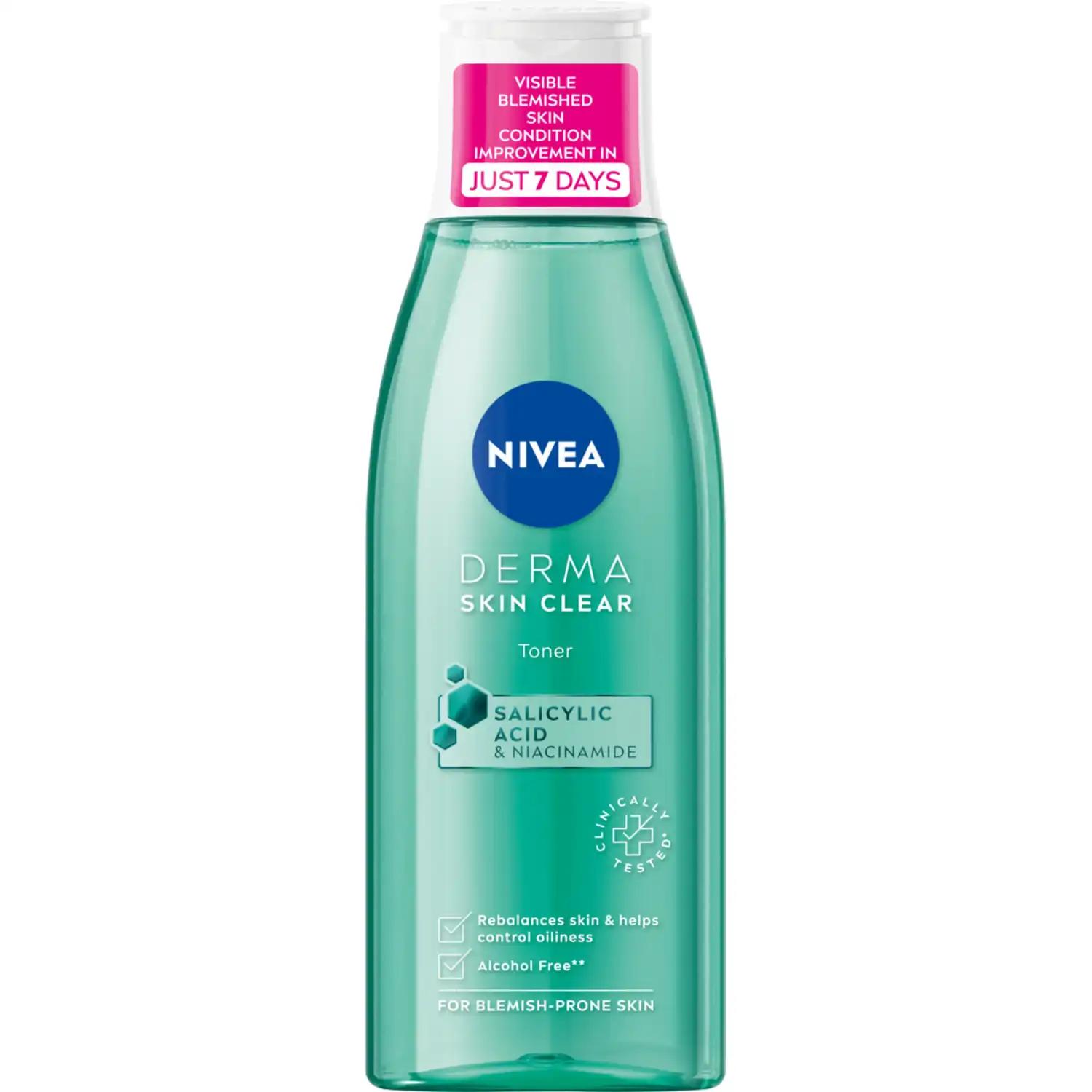 Nivea Derma Clear Skin normalizujący tonik do twarzy, 200 ml