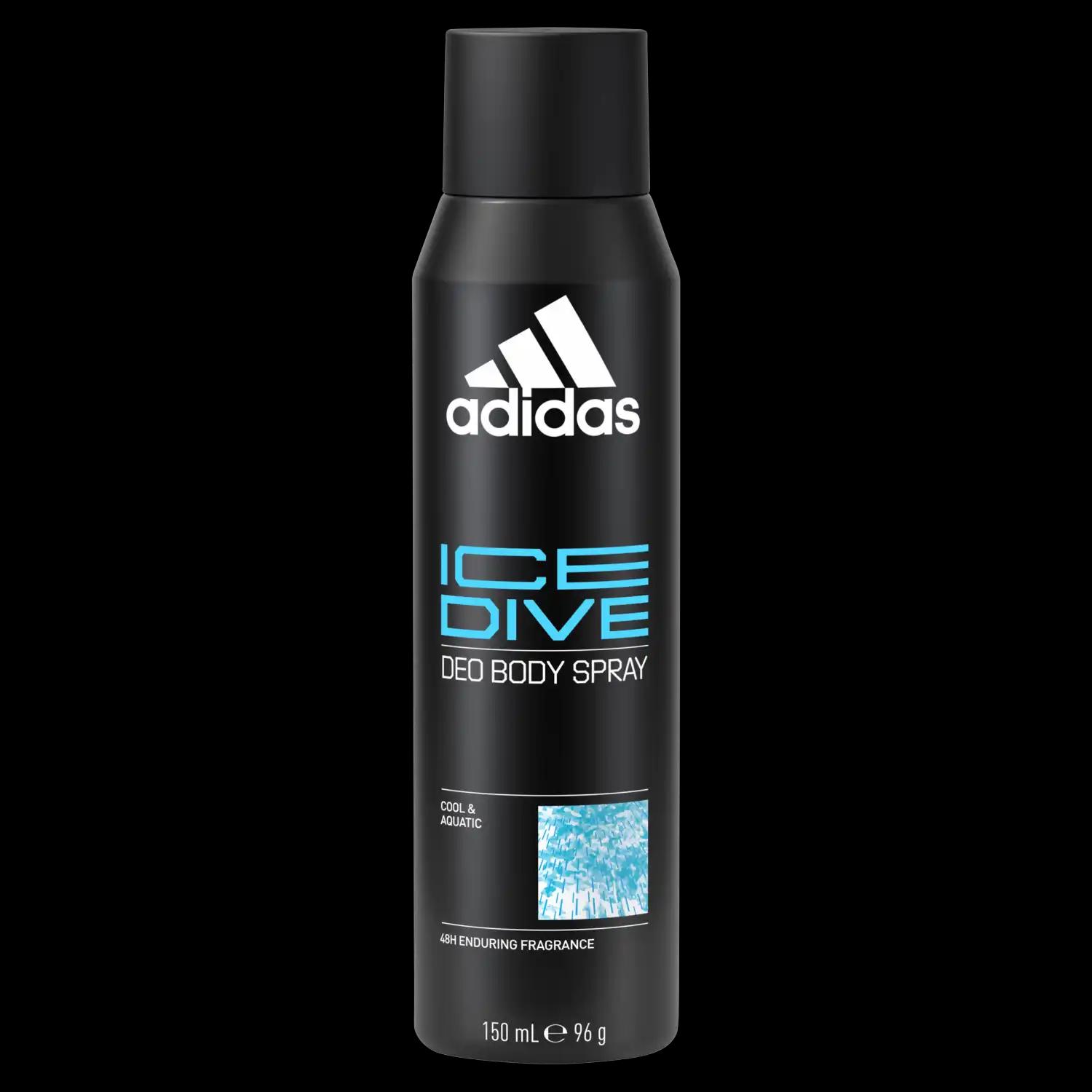 Adidas Ice Dive wegański dezodorant w sprayu męski, 150 ml