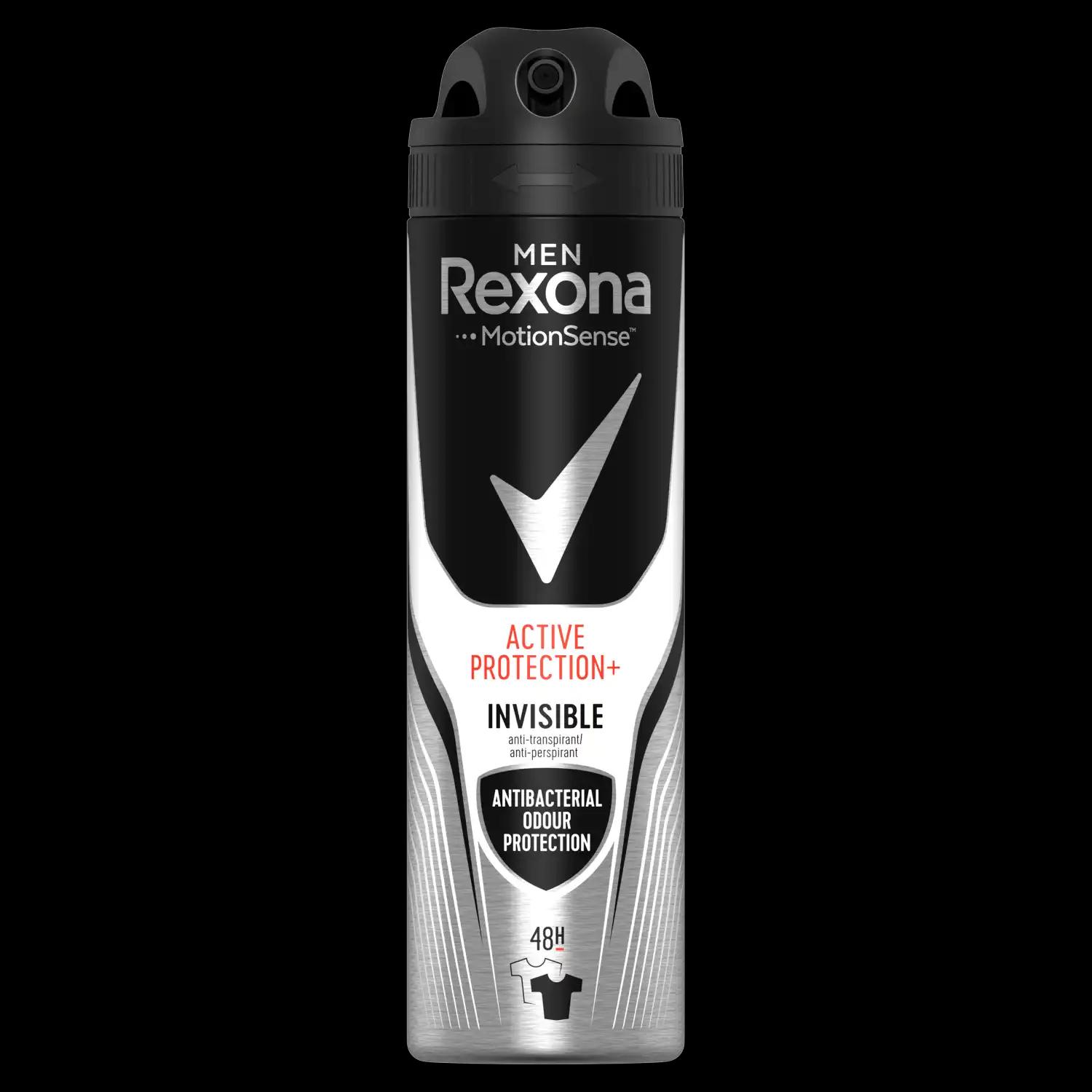 Rexona Men Active Protection+ Invisible antyperspirant męski w sprayu, 150 ml