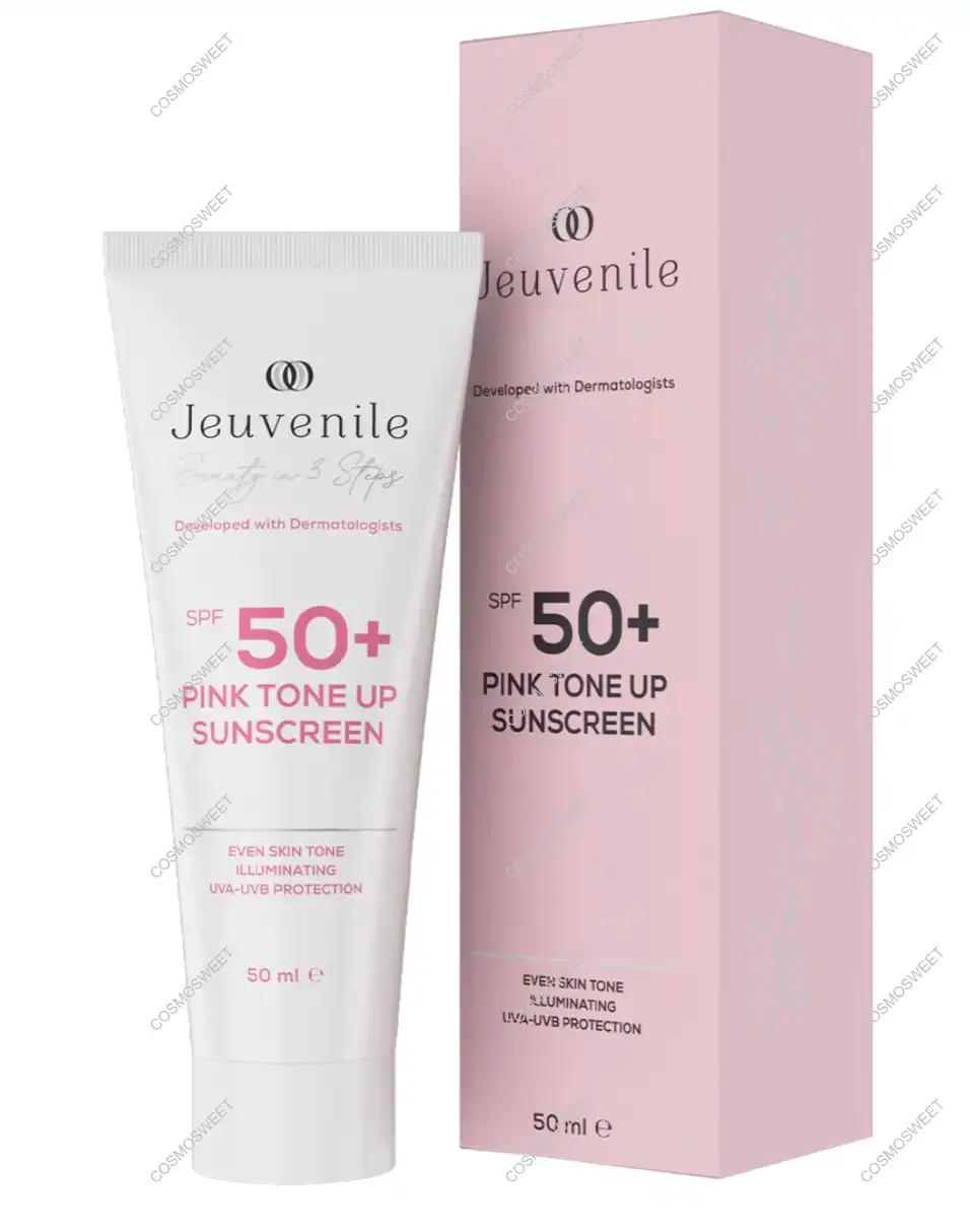 Jeuvenile SPF 50 YÜKSEK KORUMALI RENK TONU EŞITLEYICI PEMBE GÜNEŞ KREMI