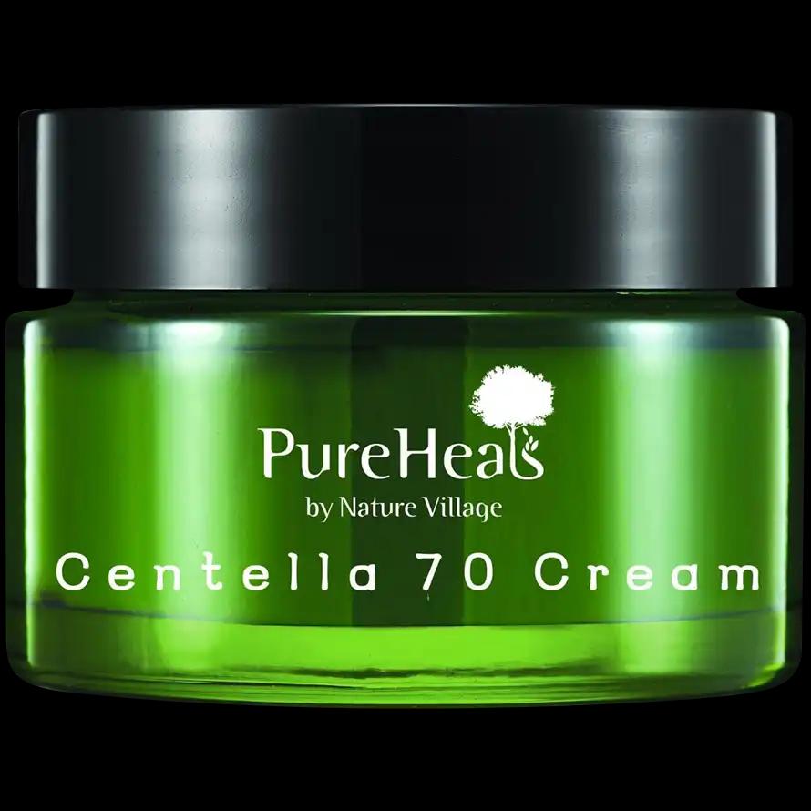 Pureheals Centella 70 łagodzący krem do twarzy z wąkrotą azjatycką 70%, 50 ml