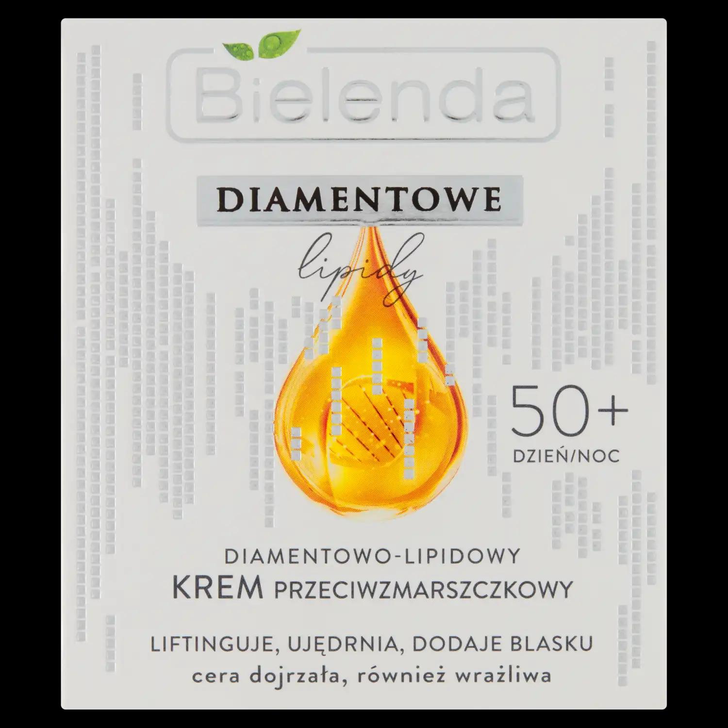 Bielenda Diamentowe Lipidy przeciwzmarszczkowy krem do twarzy 50+, 50 ml