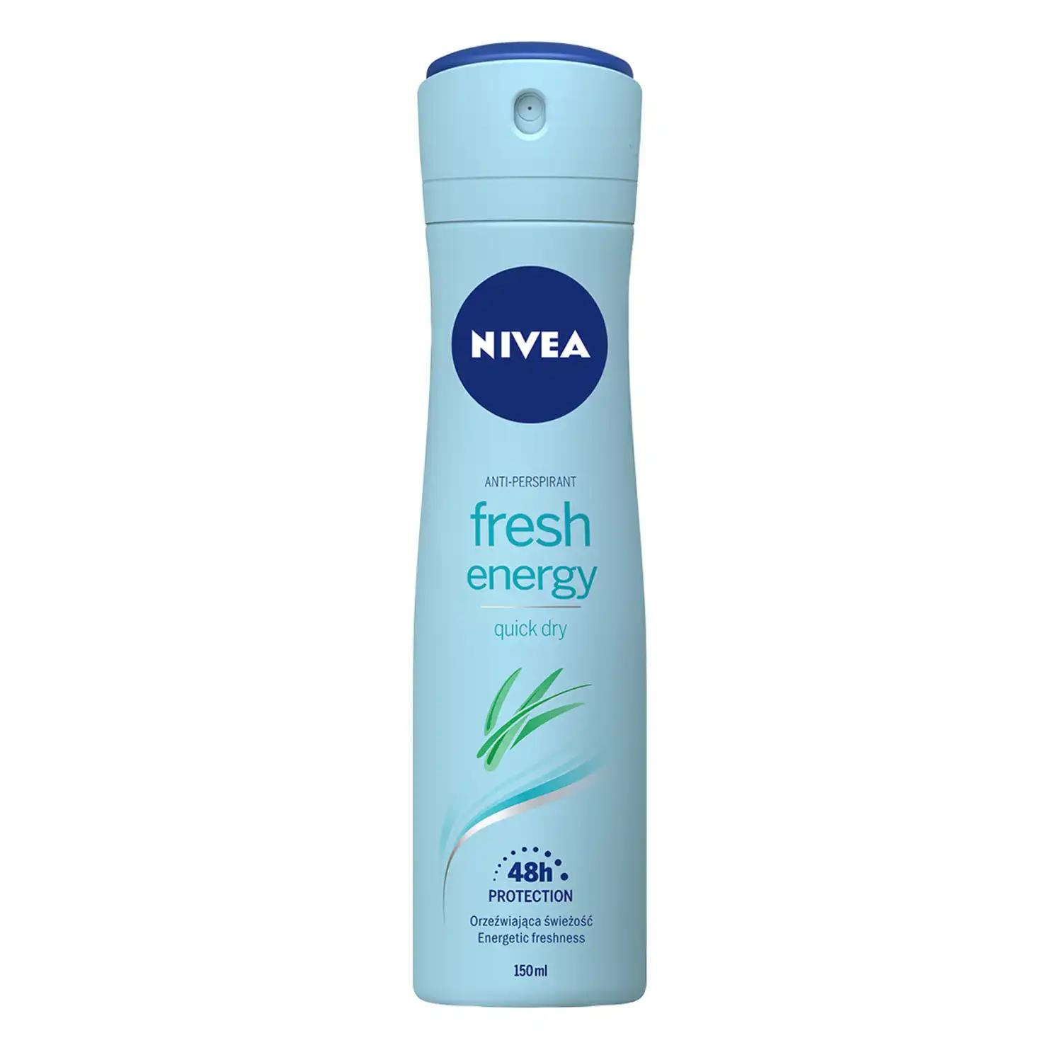 Nivea Fresh Energy antyperspirant damski w sprayu, 150 ml