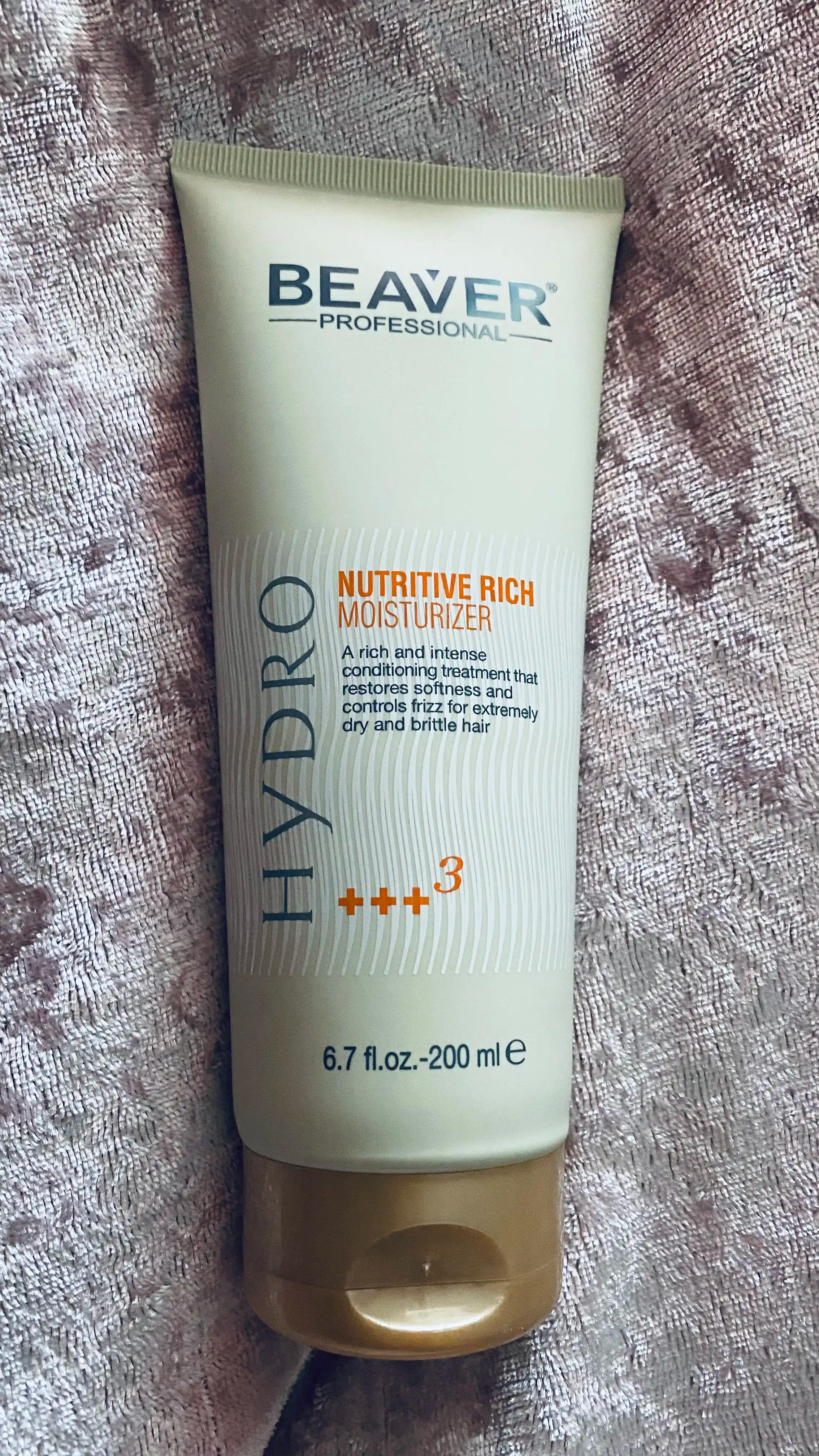 Beaver Professional Nutritive rich moisturizer