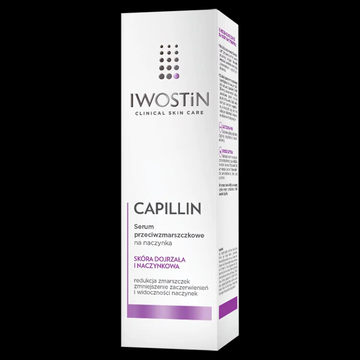 Iwostin Capillin serum przeciwzmarszczkowe na naczynka, 40 ml