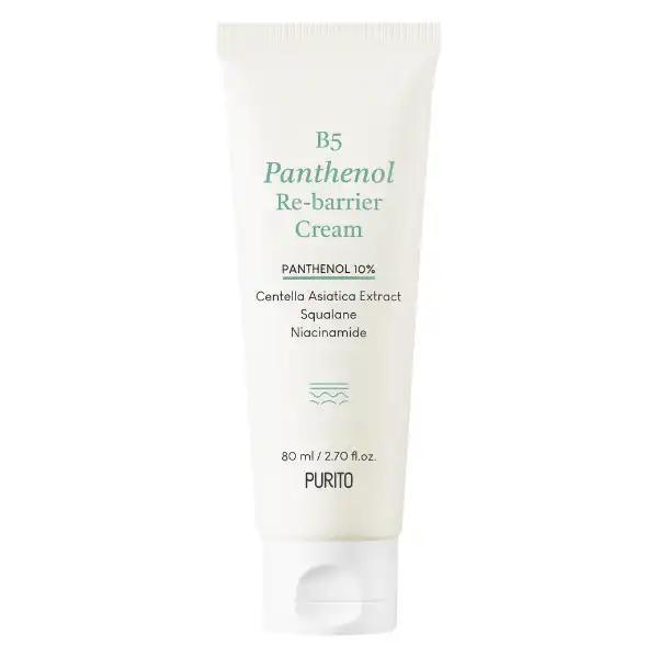 Purito B5 Panthenol Re-barrier Cream regenerujący krem do twarzy z pantenolem, 80 ml