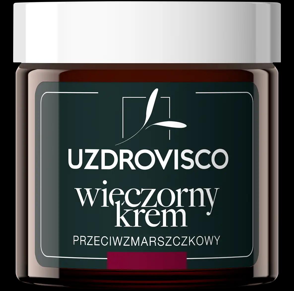 Uzdrovisco Czarny Tulipan wieczorny krem przeciwzmarszczkowy do twarzy, 50 ml