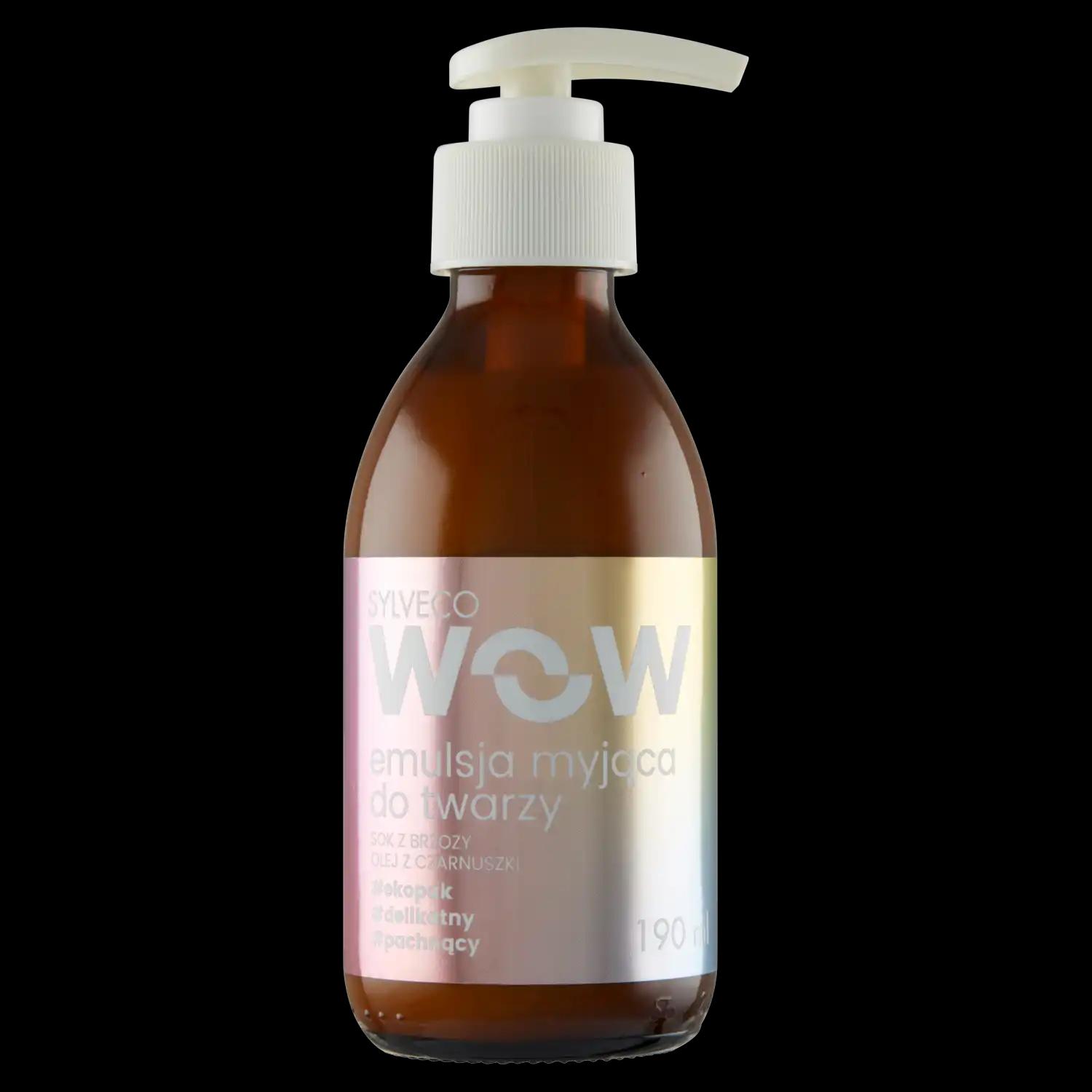 Sylveco WOW emulsja myjąca do twarzy, 190 ml