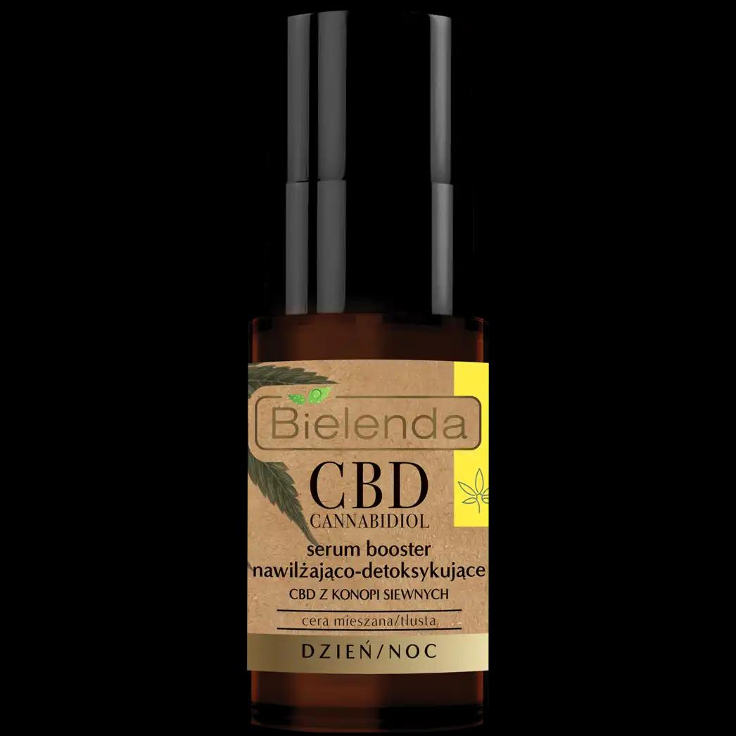 Bielenda CBD Cannabidiol nawilżająco-detoksykujące serum-buster do twarzy, 15 ml