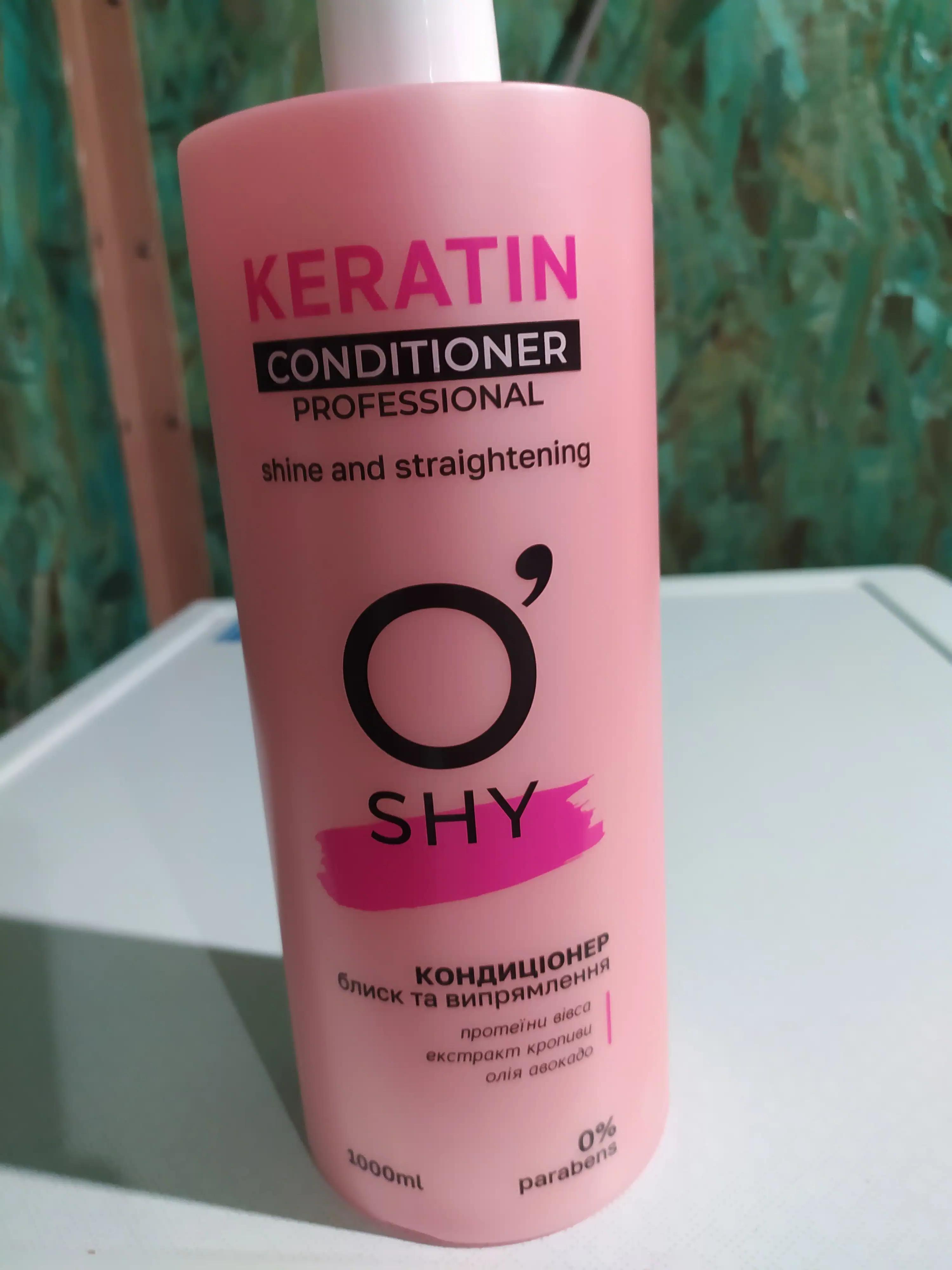 O'shy Keratin Блиск та випрямлення Professional