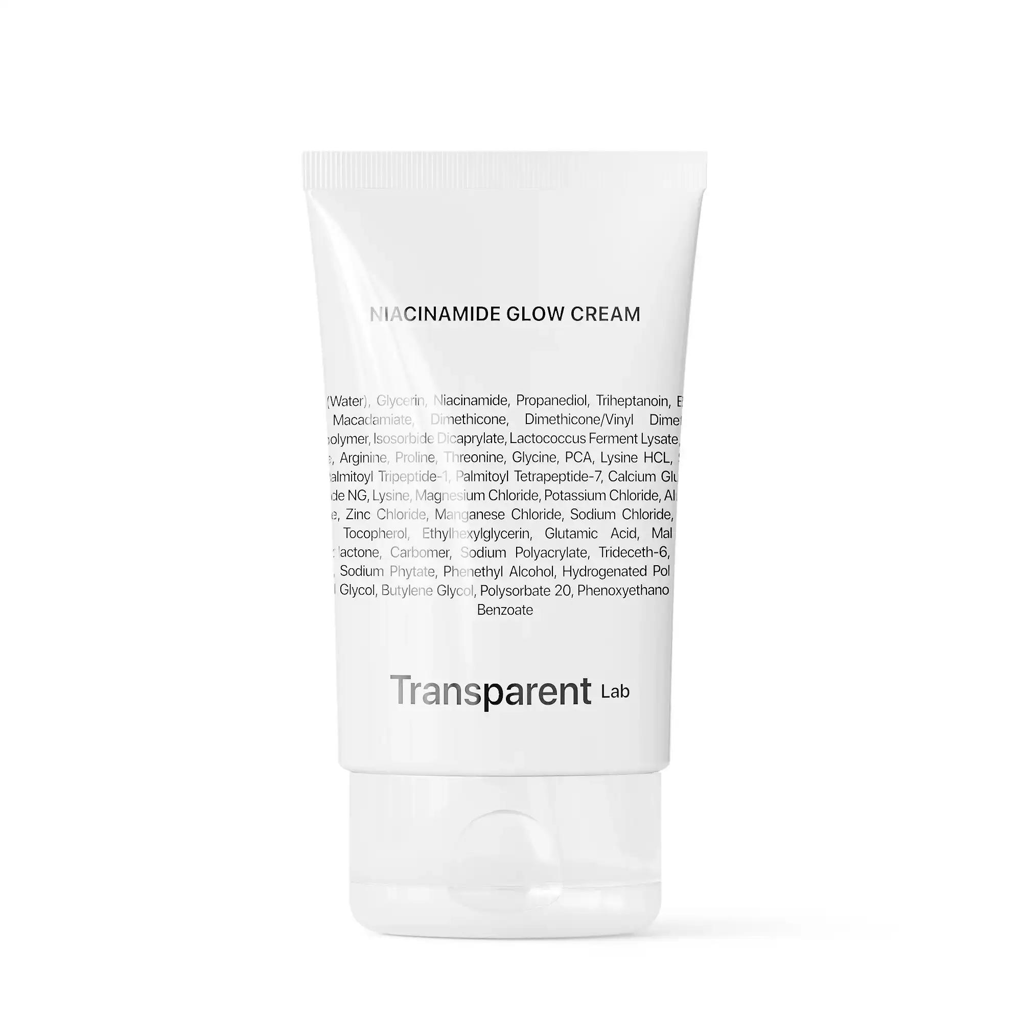 Transparent Lab Niacinamide Glow Cream rozjaśniająco-nawiżający krem do twarzy z niacynamidem 5%, 50 ml