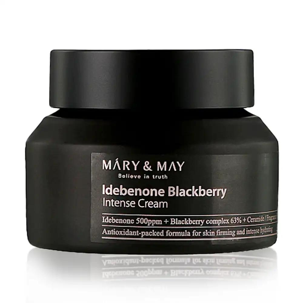 Mary & May Idebenone Blackberry krem do twarzy o działaniu przeciwzmarszczkowym, 70 g