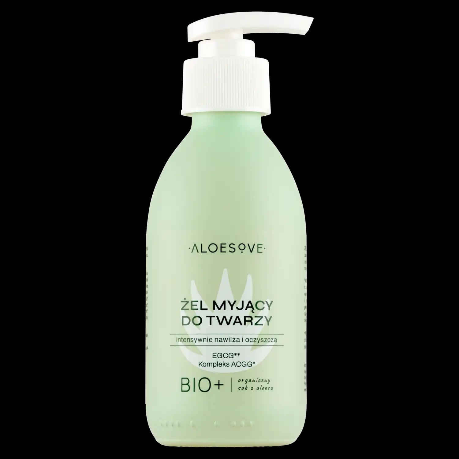 Aloesove żel myjący do twarzy, 190 ml