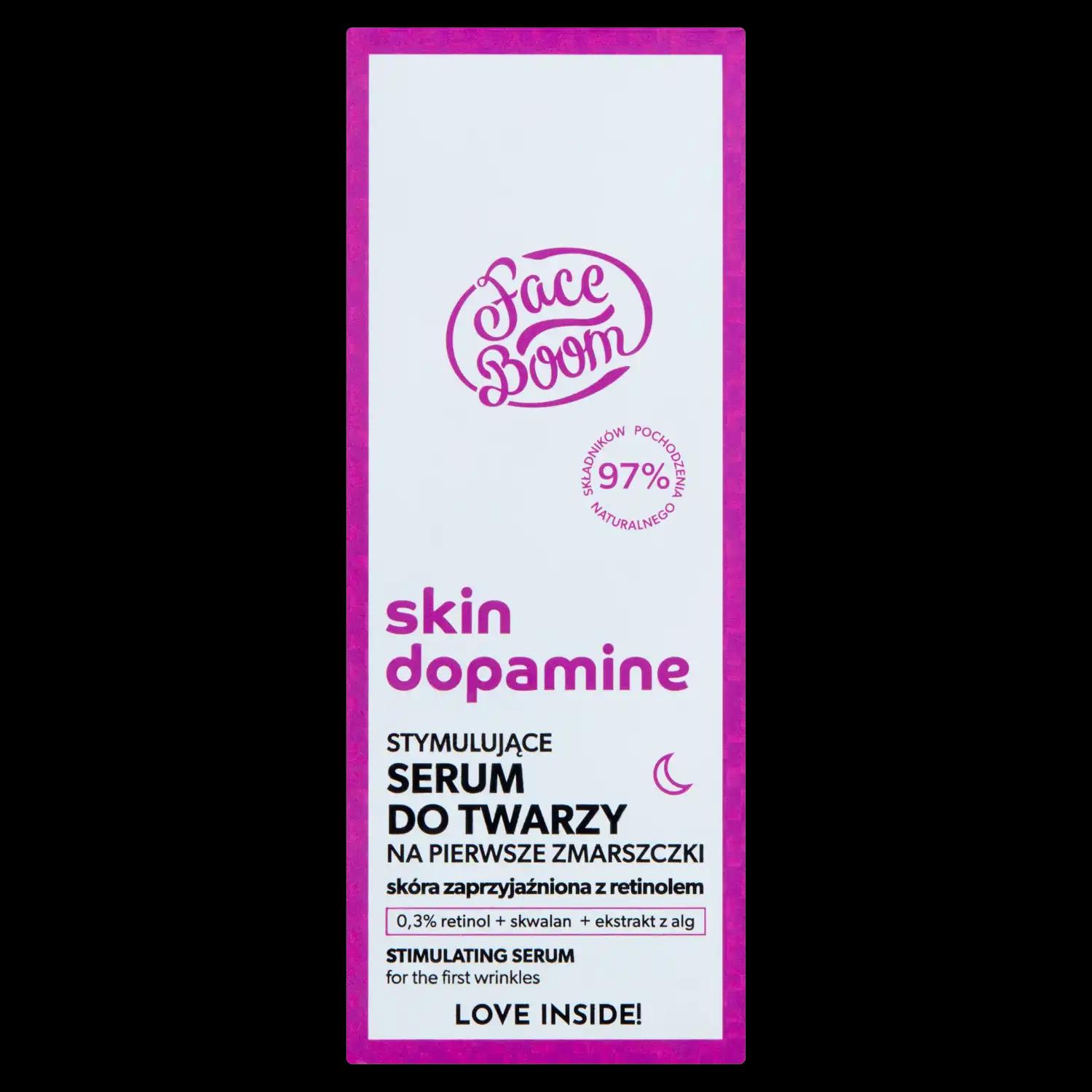 Faceboom Skin Dopamine serum z 0,3% retinolem do twarzy, 30 ml