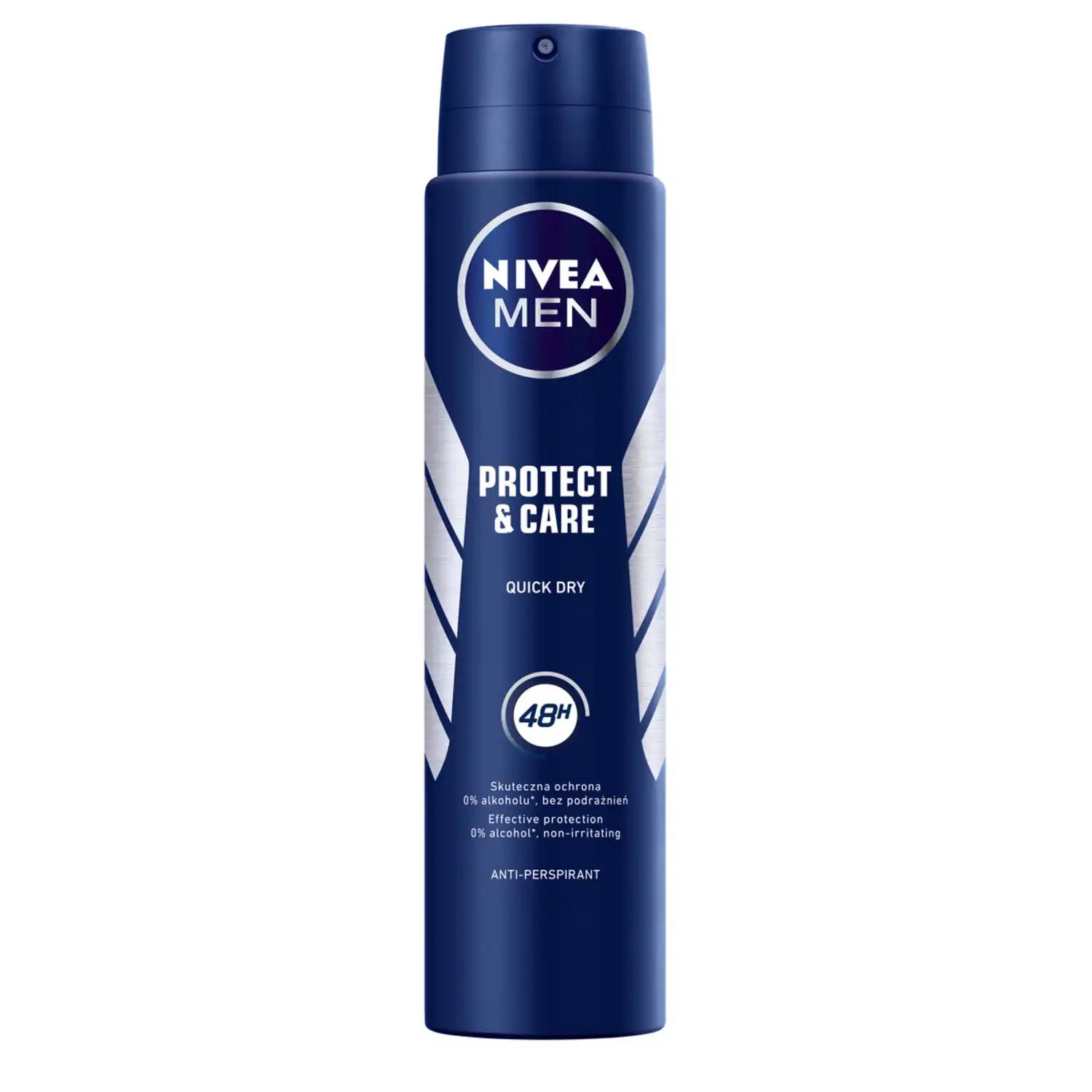 Nivea Men Protect & Care antyperspirant męski w sprayu, 250 ml