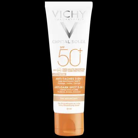 Vichy Capital Soleil krem z filtrem 3w1 przeciw przebarwieniom SPF50+ do twarzy, 50 ml