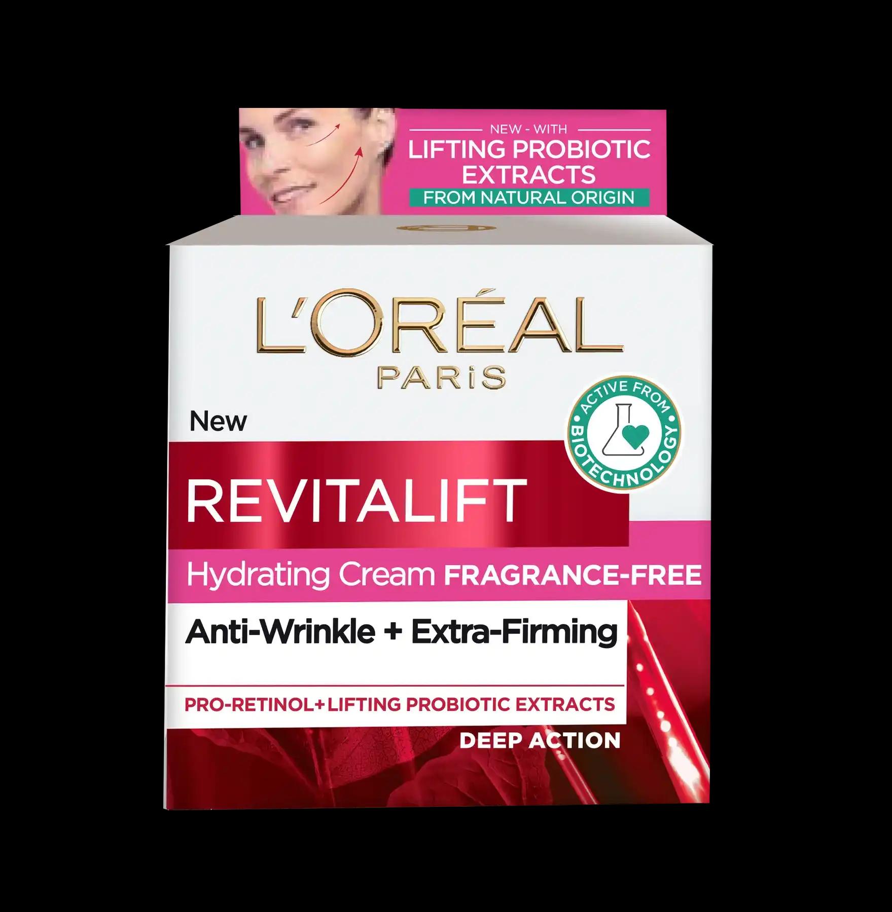 L'Oreal Paris Денний зволожувальний крем-догляд Revitalift для розгладження шкіри обличчя і проти зморщок 50 мл