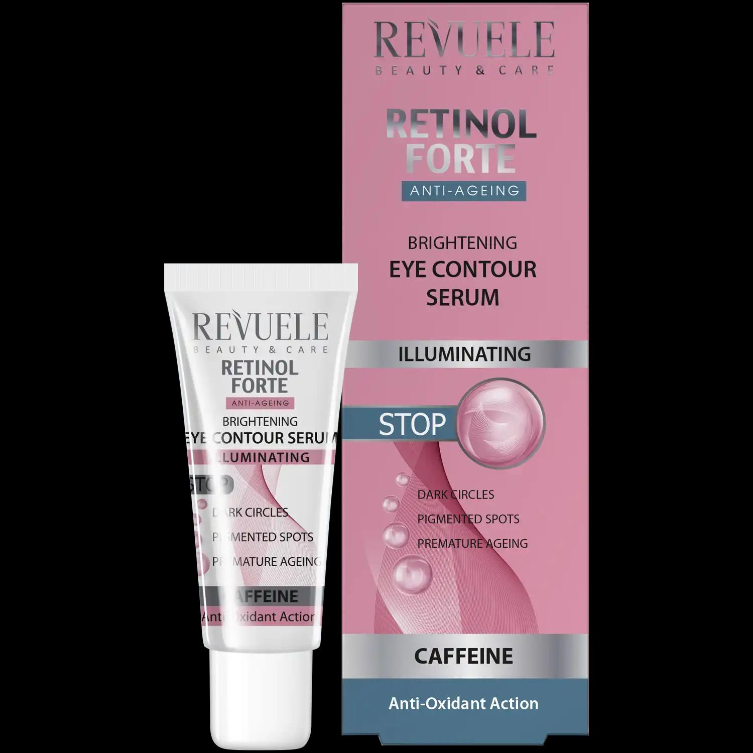 Revuele Retinol rozświetlające serum pod oczy, 25 ml