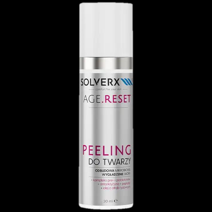 Solverx Age Reset peeling odbudowujący mikrobiom do twarzy, 30 ml