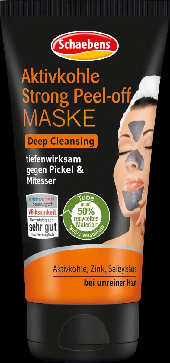 Schaebens Gesichtsmaske peel off Aktivkohle Strong, 75 ml