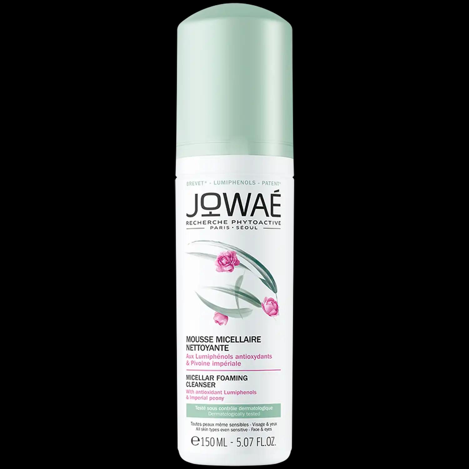 Jowaé oczyszczająca pianka micelarna do mycia twarzy, 150 ml