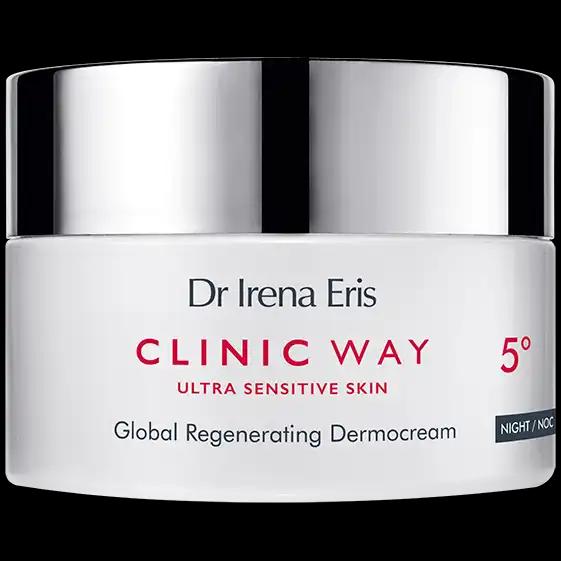 Dr Irena Eris Clinic Way globalnie regenerujący dermokrem do twarzy na noc 70+, 50 ml