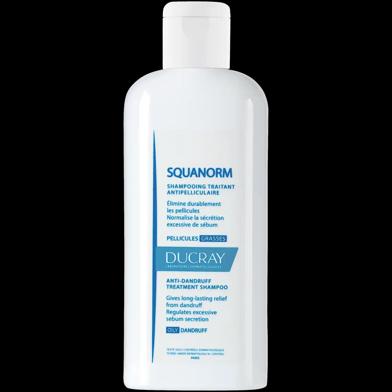 Ducray Squanorm do włosów z tłustym łupieżem, 200 ml