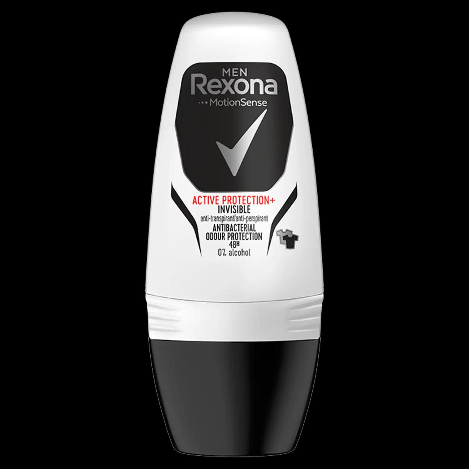 Rexona Men Active Protection+ Invisible antyperspirant męski w kulce, 50 ml