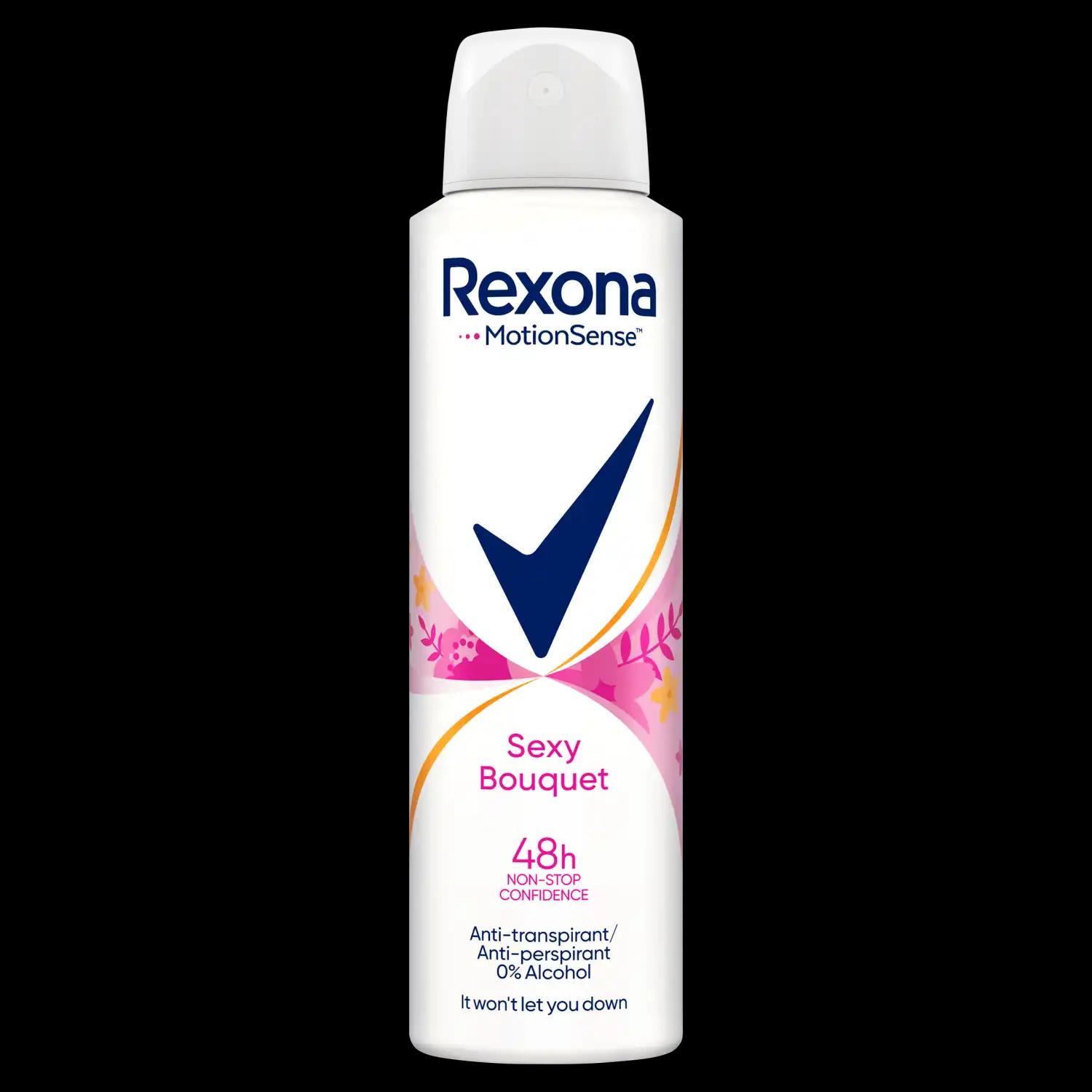 Rexona Sexy Bouquet antyperspirant damski w sprayu, 150 ml