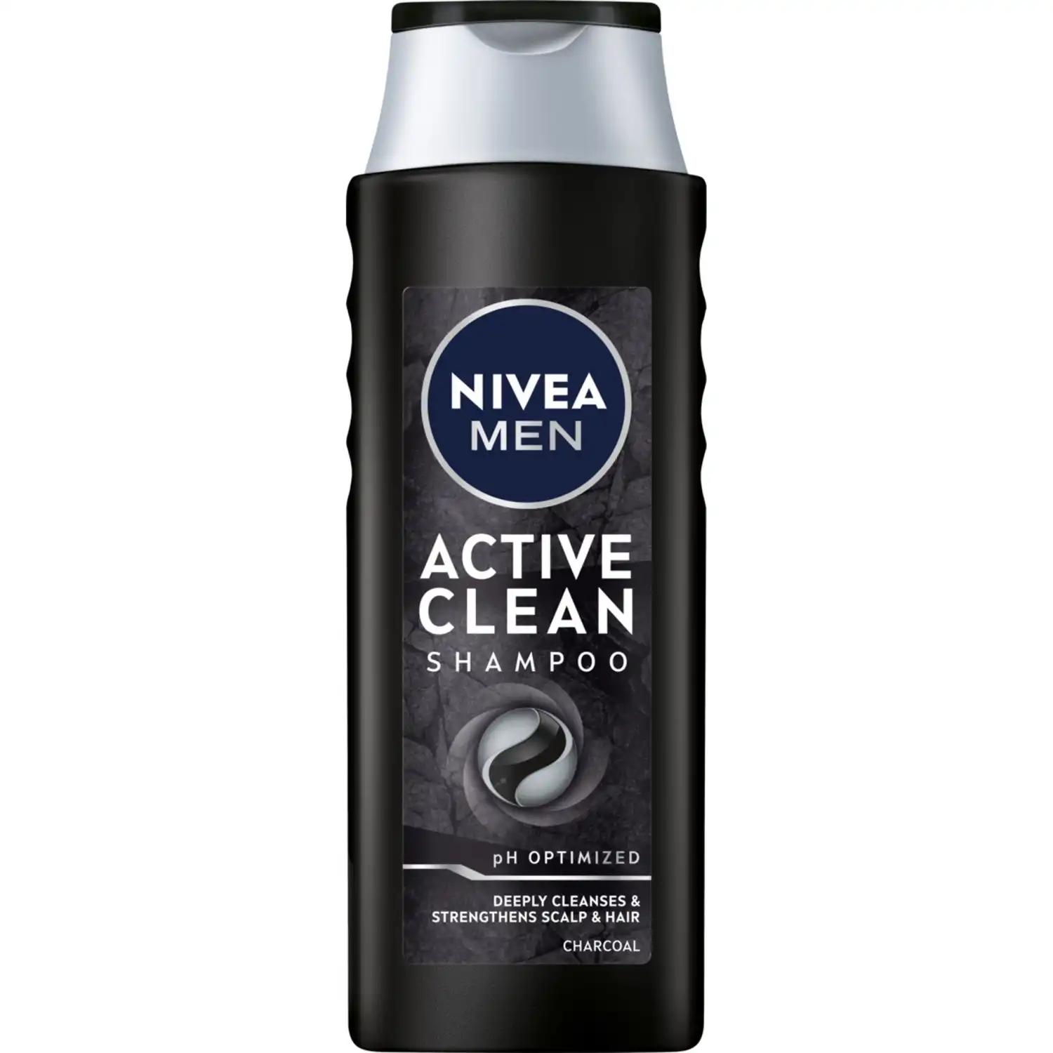 Nivea Men Active Clean do włosów z aktywnym węglem, 400 ml