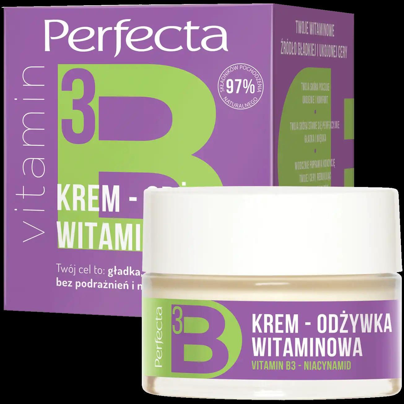 Perfecta Vitamins krem-odżywka witaminowa B3 do twarzy, 50 ml