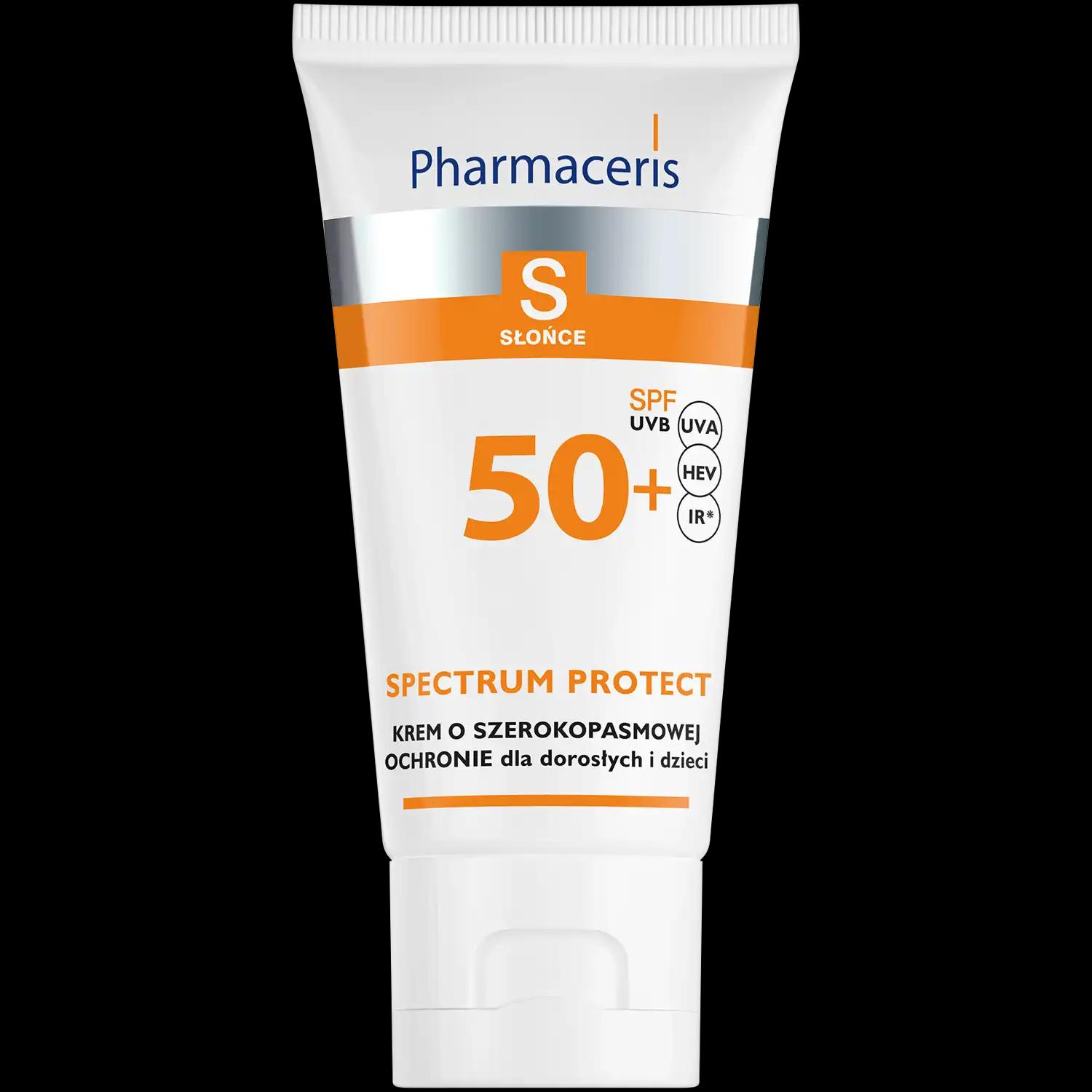 Pharmaceris S krem o szerokopasmowej ochronie z SPF50+, 50 ml