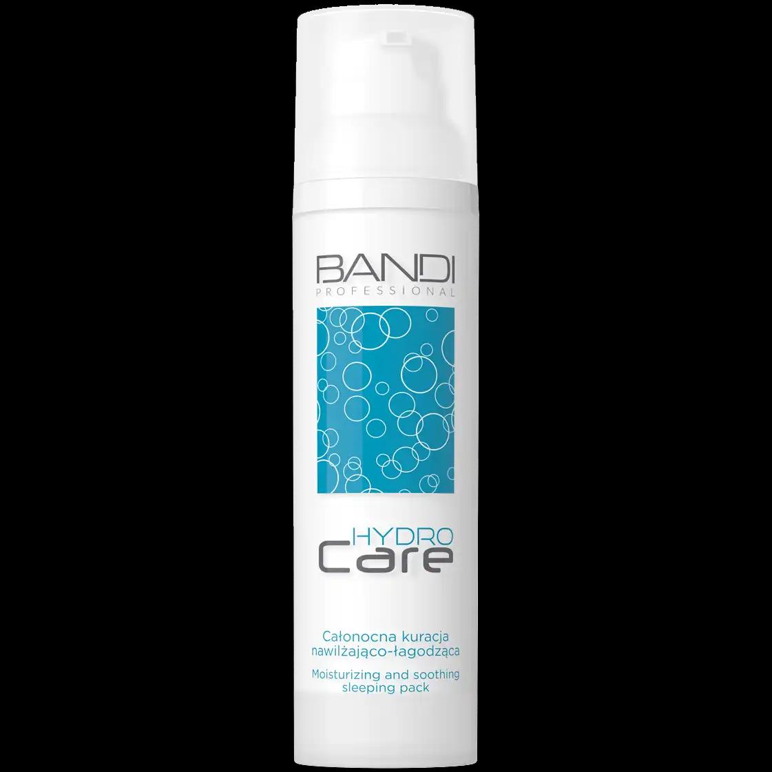 Bandi Hydro Care całonocna kuracja nawilżająco-łagodząca do twarzy, 75 ml