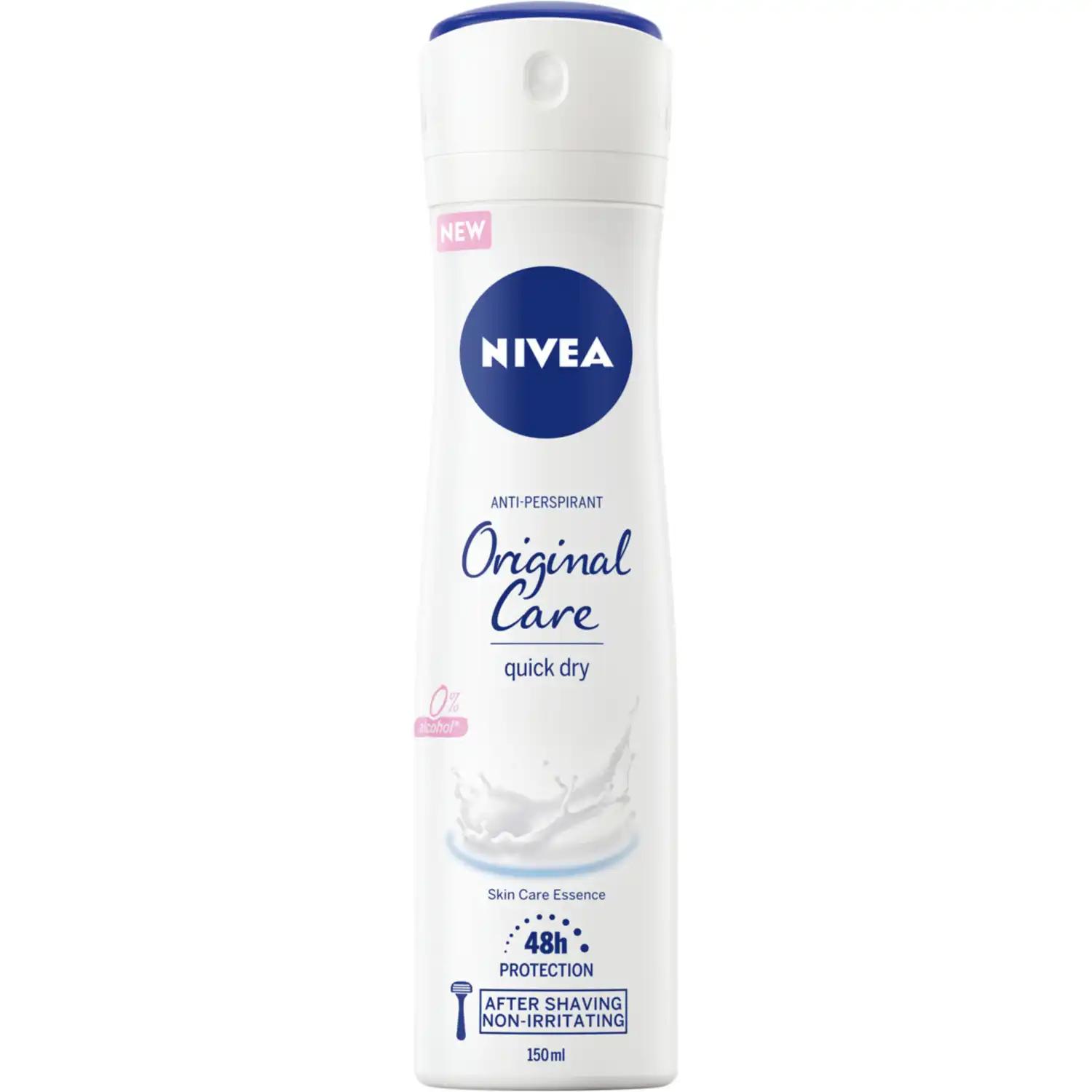 Nivea Original Care dezodorant w sprayu damski, 150 ml