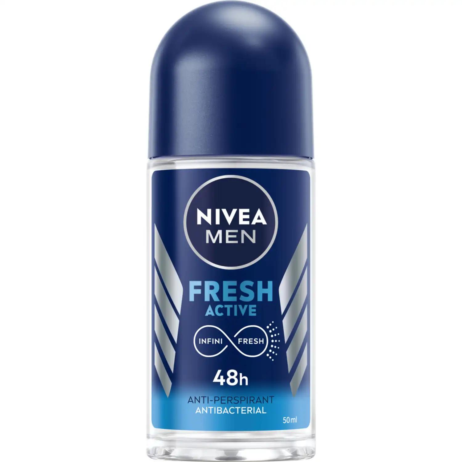 Nivea Men Fresh Active antyperspirant męski w kulce, 50 ml